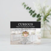 Modern Real Estate Open House Marketing Briefkaart (Staand voorkant)