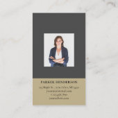 Modern Real Estate Photo Visitekaartje (Achterkant)