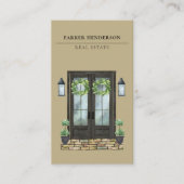 Modern Real Estate Photo Visitekaartje (Voorkant)