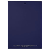 Modern Real Estate Promotional Realtor Logo Klembord (Achterkant)