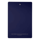 Modern Real Estate Promotional Realtor Logo Mini Klembord (Achterkant)