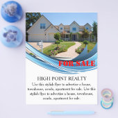 Modern Real Estate Realtor voor verkoopbrochure Flyer (Enkel)