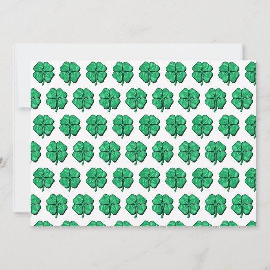 Modern Real Estate St Patrick's Day Promotional Kaart (Achterkant)