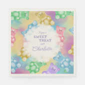 Modern, realistisch, gummy Beer Papier servet (Voorkant)