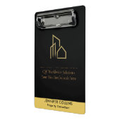 Modern Realtor Logo Mini Promo Klembord (Angled2)