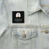 Modern Realtor Name Badge with Photo Arch Elegant (In situ)