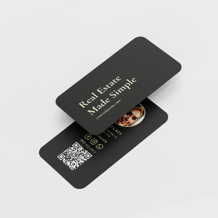 MODERN REALTOR REAL ESTATE AGENT SLOGAN VISITEKAARTJE