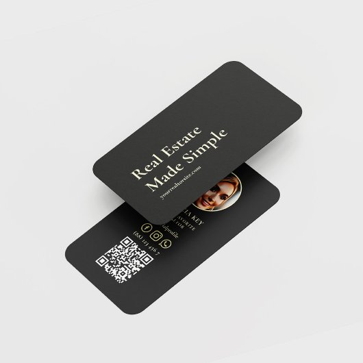 MODERN REALTOR REAL ESTATE AGENT SLOGAN VISITEKAARTJE
