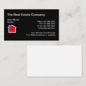 Modern Realtor Thema Visitekaartje (Voorkant / Achterkant)