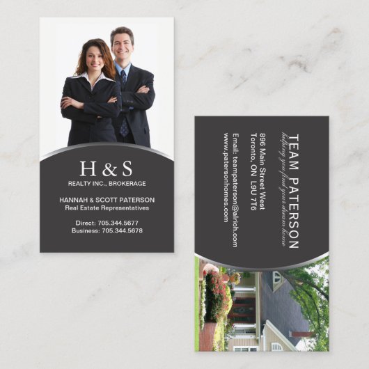 Modern Realtor Visitekaartje (Voorkant / Achterkant)