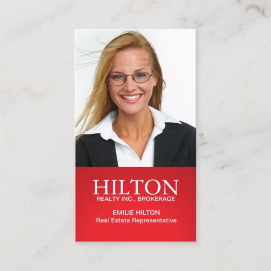 Modern Realtor Visitekaartje (Voorkant)