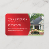 Modern Realtor Visitekaartje (Achterkant)