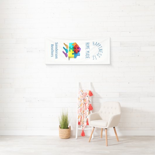 Modern Realtors Adverteren promotie Spandoek (Insitu)