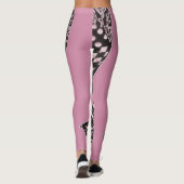 Modern Rebel Breast Cancer Awareness Ribbon Leggings (Achterkant)