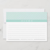 MODERN RECEPT KAART leuke organizer minimal mint (Achterkant)