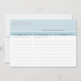 MODERN RECEPT KAART schattige organisator minimal 