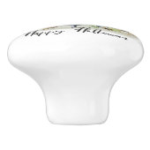 Modern  recept voor een halloween cauldron 1 keramische knop (Zijkant)