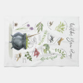 Modern  recept voor een halloween cauldron 1 theedoek (Horizontaal)