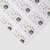 Modern  recept voor een halloween cauldron 1 tissuepapier (Detail)