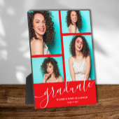 Modern Red Afstuderen Photo Keepomwille Fotoplaat