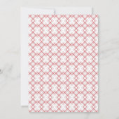 Modern Red Baby shower Co-Ed Gender Neutral Kaart (Achterkant)