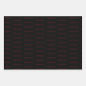 Modern red black green Kwanzaa Inpakpapier Vel (Voorkant)