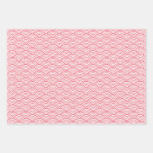 Modern Red Black White Japanse golf Inpakpapier Vel (Voorkant 3)