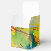 Modern Red Blue Gellow Green Paars Marble Kijk Bedankdoosjes (Geopend)