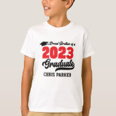 Modern Red Bold Brother van 2023 Afstuderen T-shirt (Voorkant)