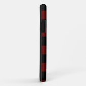 Modern Red Buffalo Pset | Persoonlijk Initiaal Case-Mate iPhone Case (Achterkant/rechts)