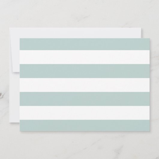 Modern Red Candy Cane Stripes Holiday Open House Kaart (Achterkant)