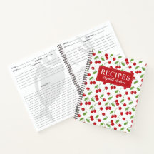 Modern Red Cherry Pattern kookboek recept