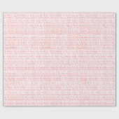 Modern Red Chevron Gift Wrapping Paper Cadeaupapier (Vlak)