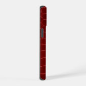 Modern Red Crocodile iPhone 15 Case (Rechterkant)