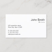 Modern Red Dot Driver Visitekaartje (Achterkant)