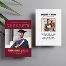 Modern Red Gold Afstuderen fotograaf