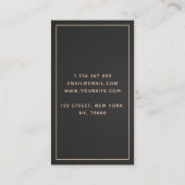 Modern Red Guitar Music Lessons Musician Lijst Visitekaartje (Achterkant)