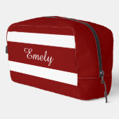 Modern Red Naam Toilettasje (Rechterhoek)
