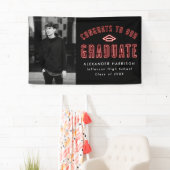 Modern Red Neon Fotogradatie Partij Spandoek (Insitu)