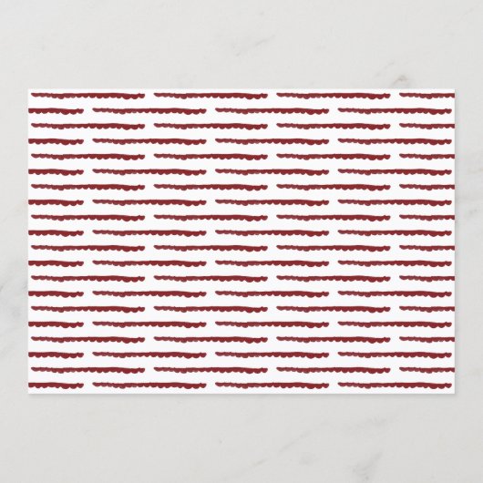 Modern Red Photo Frame Graduation Class of 2026 Aankondiging (Achterkant)