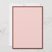 Modern Red Photo Frame Graduation Party Kaart (Achterkant)