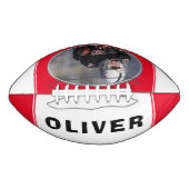 Modern Red Player Fan Name Foto American Football (Voorkant)