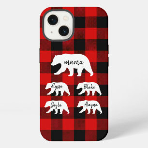 Modern Red Pset and White Mama Beer iPhone 13 Hoesje