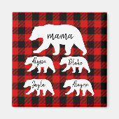 Modern Red Pset and White Mama Beer Magneet (Voorkant)