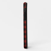 Modern Red Pset Winter Kerstnamenpatroon Case-Mate iPhone Case (Achterkant/links)