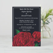 Modern Red Rose Kaart (Staand voorkant)