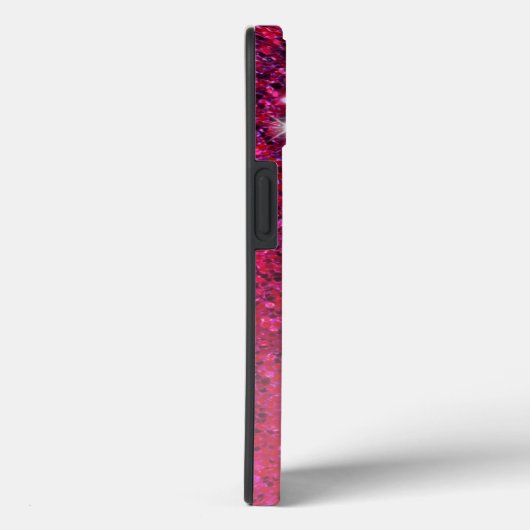 Modern Red & Roze Glitter Sparkles Case-Mate iPhone Case (Achterkant / Rechts)