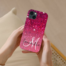 Modern Red & Roze Glitter Sparkles