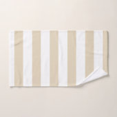 Modern Red Striped Lighthouse Bad Handdoek (Handdoek)