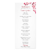 Modern Red Vine Floral - Programma (Achterkant)